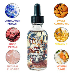 Aceite corporal de rosa y aciano Mediterra Radiance