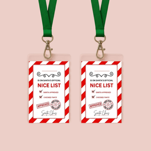 2x FREE Kids Nice List Badges