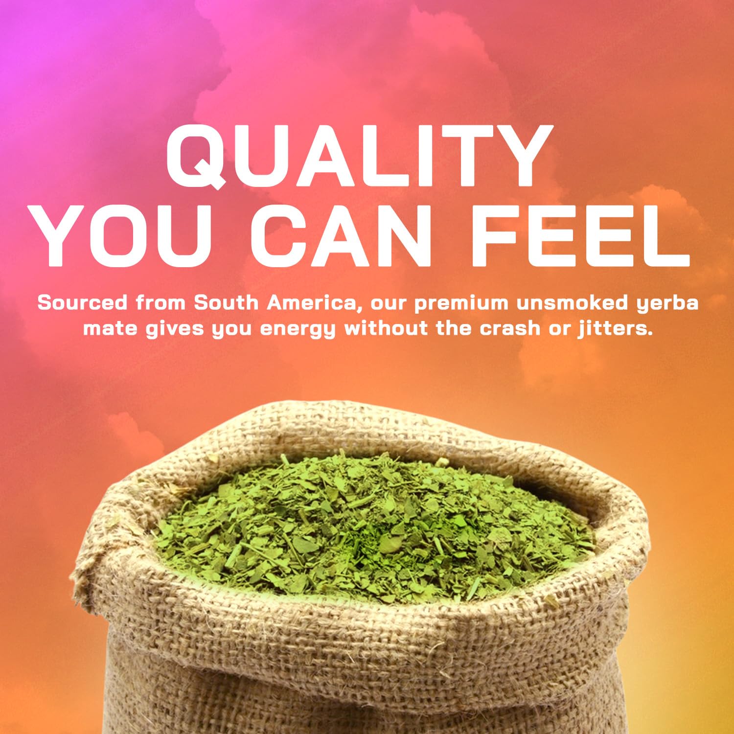 Brainista Yerba Magic | Yerba Mate Instantánea en Polvo | Sabores: Fresa, Matcha, Melocotón y Mango | 30 Porciones 